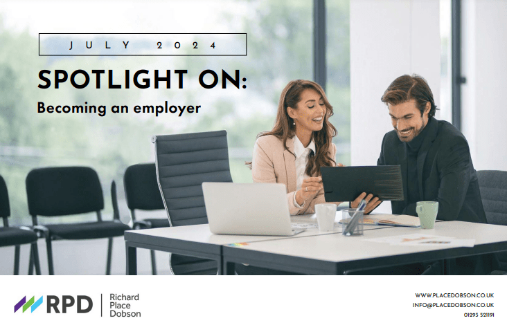 Spotlight July 2024 - Becoming an employer